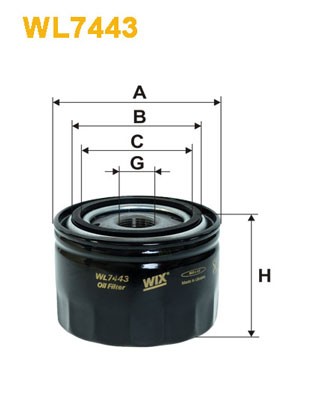 FILTRO ÓLEO - WIX FILTERS