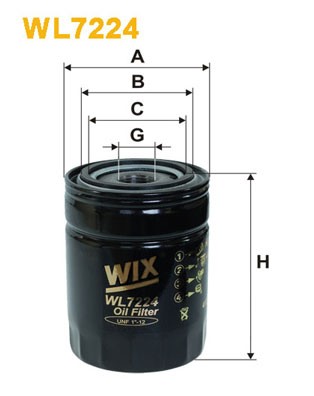 FILTRO ÓLEO - WIX FILTERS