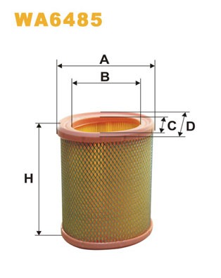 FILTRO DE AR - WIX FILTERS