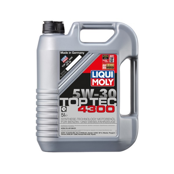 LIQUI MOLY Top Tec 4300 5W-30 5L - LIQUI MOLY 