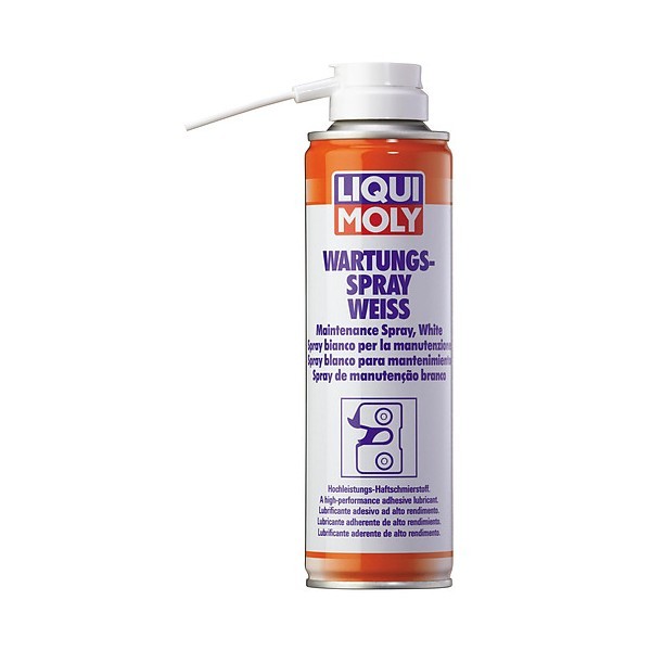 LIQUI MOLY WARTUNGS-SPRAY WEISS LUBRIFICANTE À PROVA DE AGUA 250ml - LIQUI MOLY 
