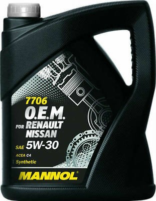 MANNOL 7706 O.E.M. 5W-30 4L RENAULT/NISSAN - MANNOL