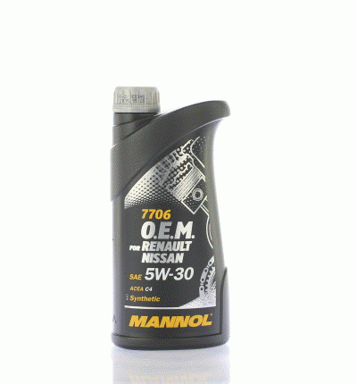 MANNOL 7706 O.E.M. 5W-30 1L RENAULT/NISSAN - MANNOL