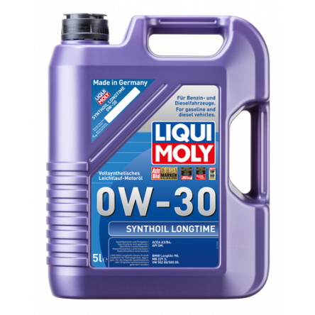 LIQUI MOLY SYNTHOIL LONGTIME 0W-30 5LTS - LIQUI MOLY 