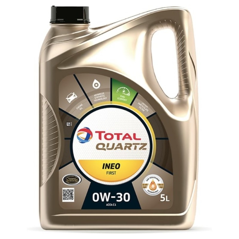 ÓLEO TOTAL QUARTZ INEO FIRST 0W-30 5L - TOTAL