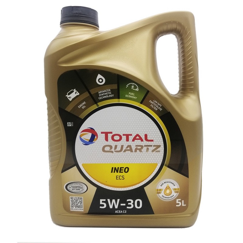 ÓLEO TOTAL QUARTZ INEO ECS 5W-30 5L - TOTAL