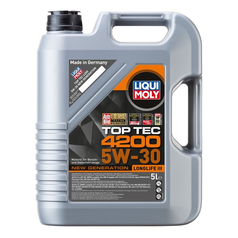 LIQUI MOLY Top Tec 4200 5W-30 5L - LIQUI MOLY 